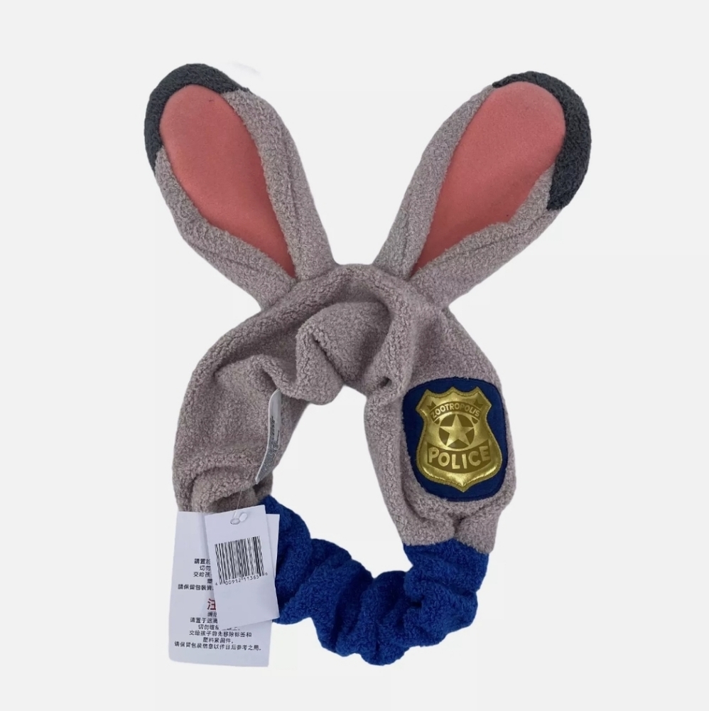 Disney Parks Judy Hopps Plush Stretch Headband Ears NEW WITH TAGS Zootopia